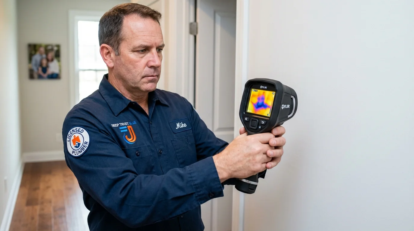 Thermal imaging leak detection by Johns Plumbing LLC in Manasquan